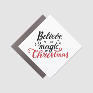 Believe in the Magic of Christmas Car Magnet
