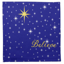 Believe in the Magic of Christmas Cloth Napkin