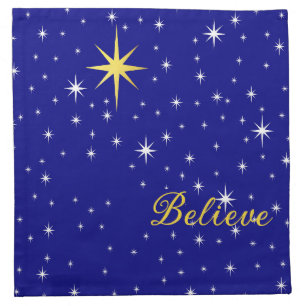 Believe in the Magic of Christmas Cloth Napkin