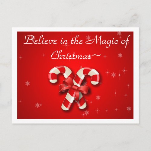 Believe in the Magic of Christmas Inmate Post Card