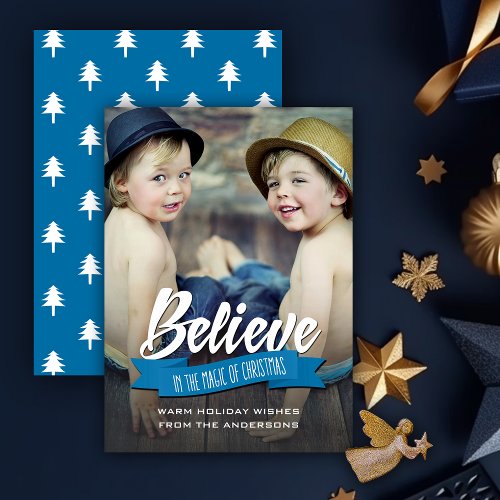 Believe in the Magic of Christmas Photo Cards