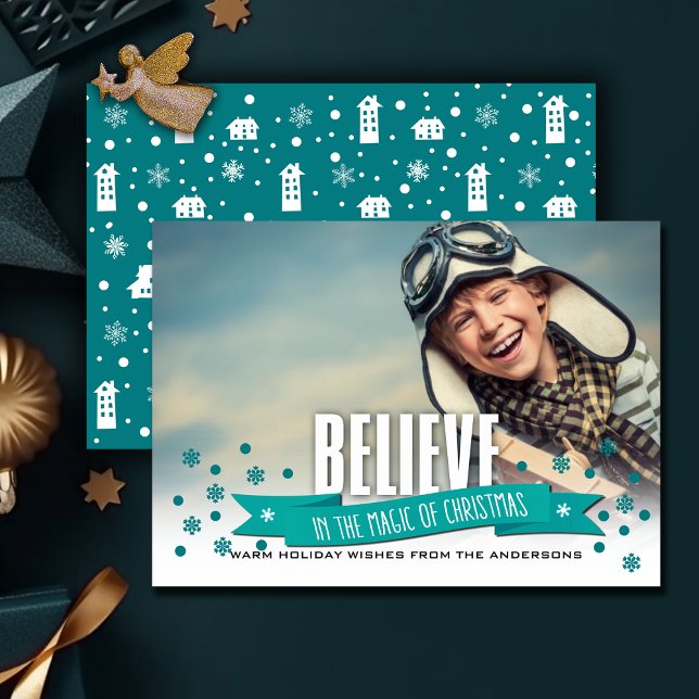 Believe in the Magic of Christmas. Photo Cards (Creator Uploaded)