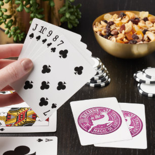 BELIEVE IN THE MAGIC OF ... christmas Poker Cards