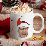 Believe In The Magic Of Christmas | Santa Photo  Coffee Mug<br><div class="desc">Fun santa photo coffee mug which features your photo with an santa hat,  and the text 'BELIEVE IN THE MAGIC OF CHRISTMAS' personalized with your name. The font styles can be changed by clicking on the customize further link after personalizing.</div>