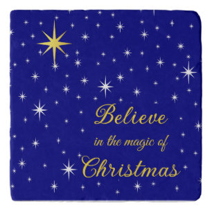 Believe in the Magic of Christmas Trivet