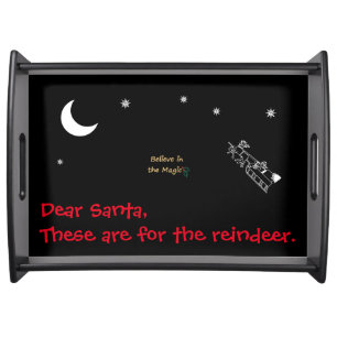 Believe in the Magic Serving Tray by RoseWrites