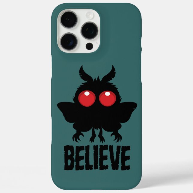 Believe In The Mysterious Mothman Case-Mate iPhone Case (Back)