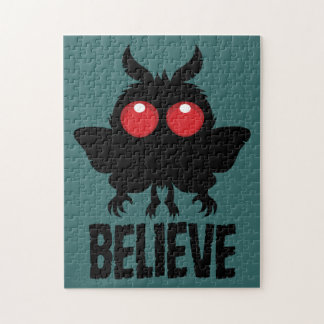 Believe In The Mysterious Mothman Jigsaw Puzzle