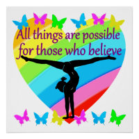 BELIEVE IN THE POWER OF YOUR GYMNASTICS DREAMS