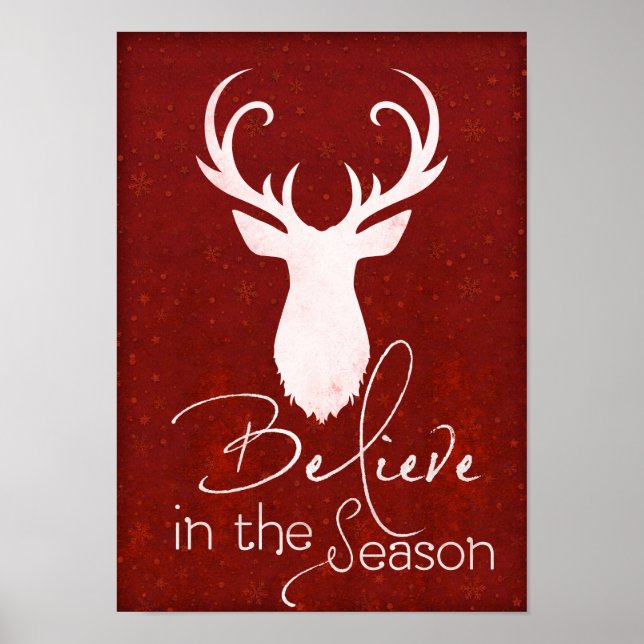 Believe in the season Christmas decor (Front)