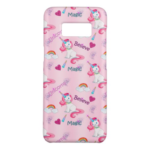 Believe in Unicorns Magical Pink Case_Mate Samsung Galaxy S8 Case