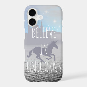 Believe in Unicorns Whimsical Art iPhone 17 Case