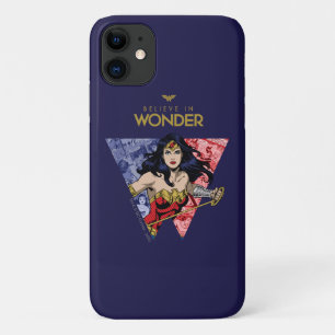 "Believe In Wonder" Wonder Woman Lasso Comic Logo iPhone 11 Case