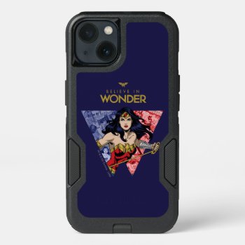 "believe In Wonder" Wonder Woman Lasso Comic Logo Iphone 13 Case by wonderwoman at Zazzle