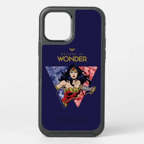 Believe In Wonder Wonder Woman Lasso Comic Logo OtterBox Symmetry iPhone 12 Case