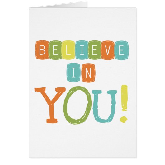 Believe in YOU Cards (Front)