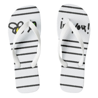 Believe in you! flip flops