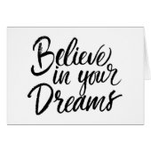 Believe In Your Dreams (Front Horizontal)