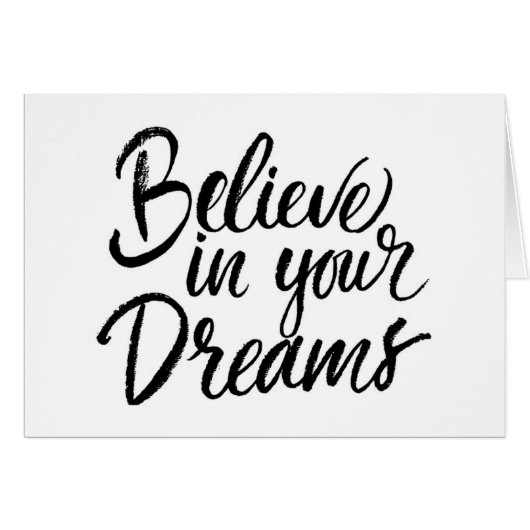 Believe In Your Dreams Cards (Front Horizontal)