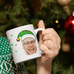 Believe In Your Elf Fun Photo Christmas Coffee Mug<br><div class="desc">Fun elf photo coffee mug which features your photo with an elf hat,  and the text 'BELIEVE IN YOUR ELF' personalized with your name. The font styles can be changed by clicking on the customize further link after personalizing.</div>