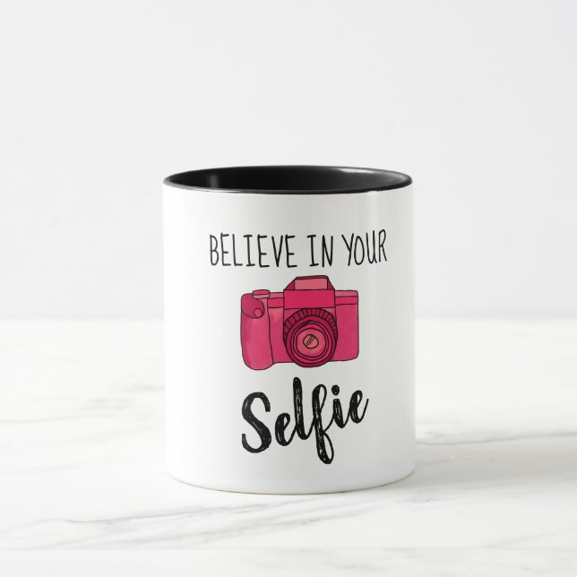 Believe In Your Selfie Combo Mug (Center)