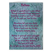 Believe in Yourself. (Front)