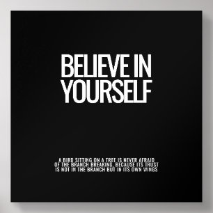 Believe In Yourself Acrylic Photo Tile