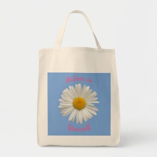 Believe in Yourself - Cheerful White Daisy
