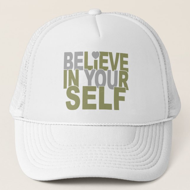 BELIEVE IN YOURSELF hat – choose color (Front)