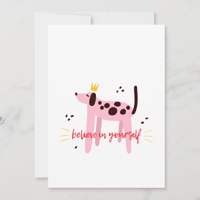 Believe in Yourself Holiday Card (Front)