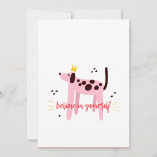 Believe in Yourself Holiday Card