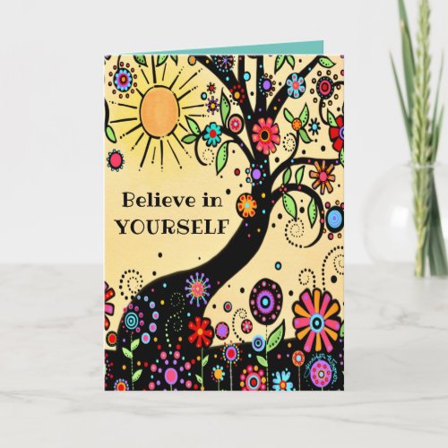 Believe in Yourself Inspirational Card