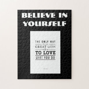 Believe In Yourself Jigsaw Puzzle