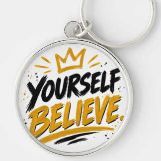 Believe in yourself keychain