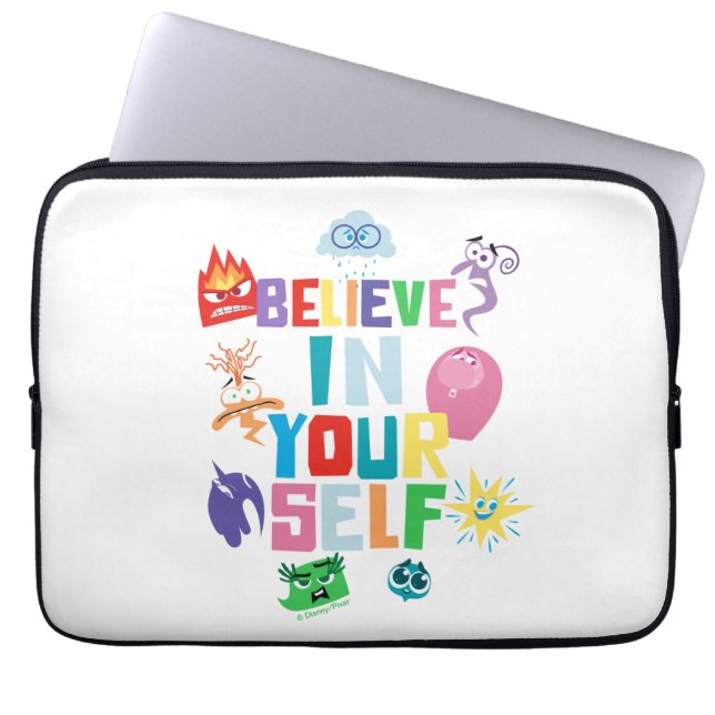 Believe In Yourself Laptop Sleeve (Front)