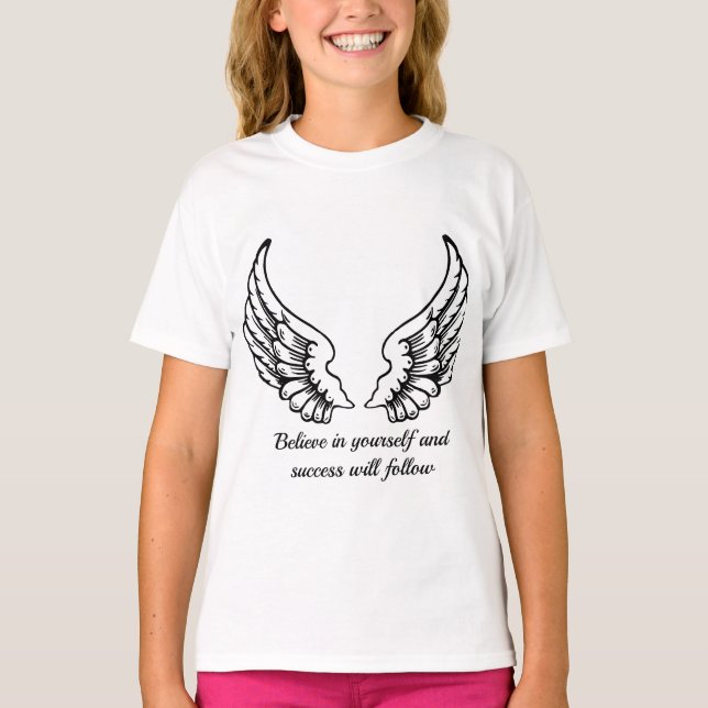 Believe In Yourself Motivational  T-Shirt (Front)