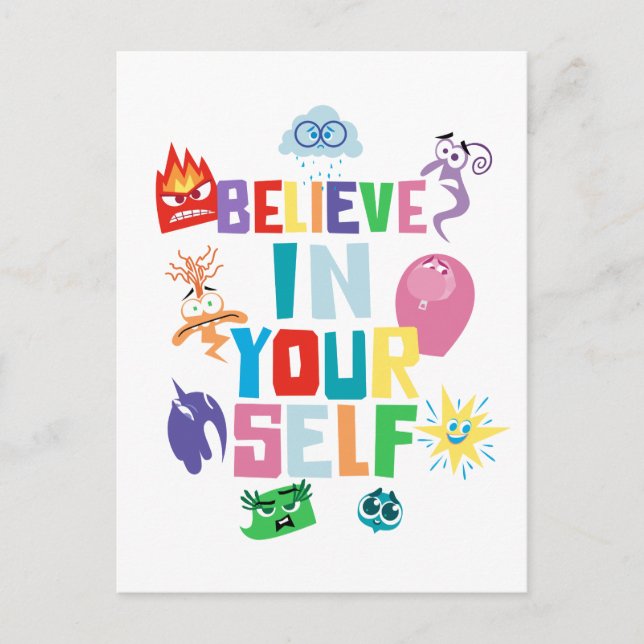 Believe In Yourself Postcard (Front)