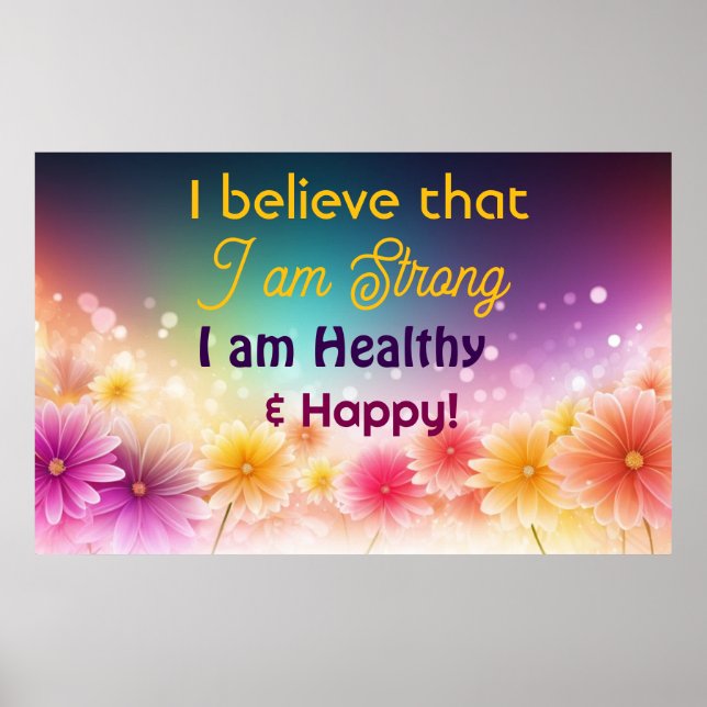 Believe in yourself - Powerful Self Motivation #4 Poster (Front)