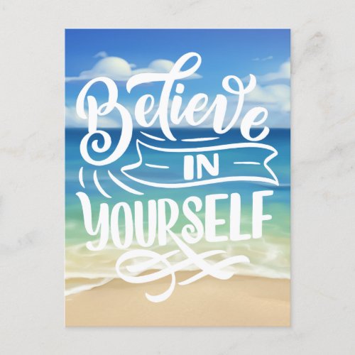 Believe In Yourself Quotes   Postcard