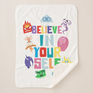Believe In Yourself Sherpa Blanket