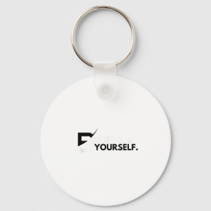 Believe In Yourself Sitive Message Motivational Me Keychain