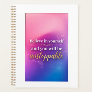 Believe In Yourself Spiral Notebook