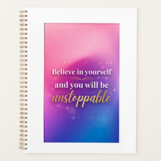 Believe In Yourself Spiral Notebook