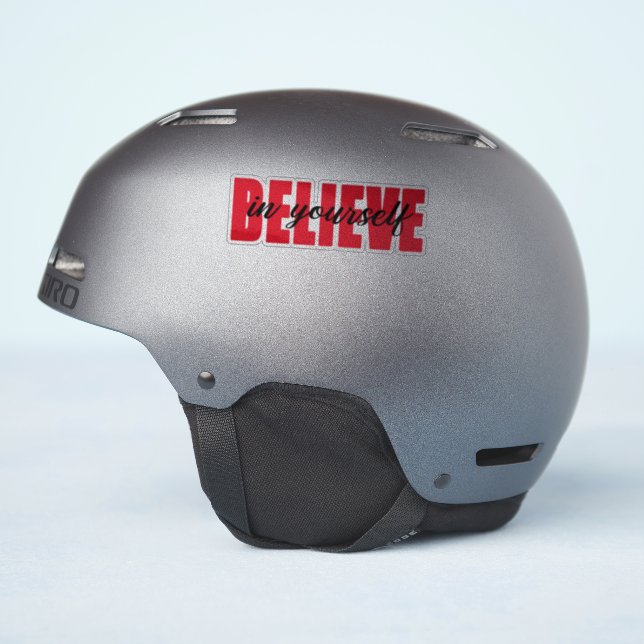 Believe in yourself  sticker (Helmet Side)