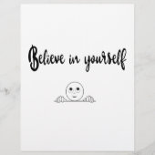 Believe In Yourself Text And Image (Front)