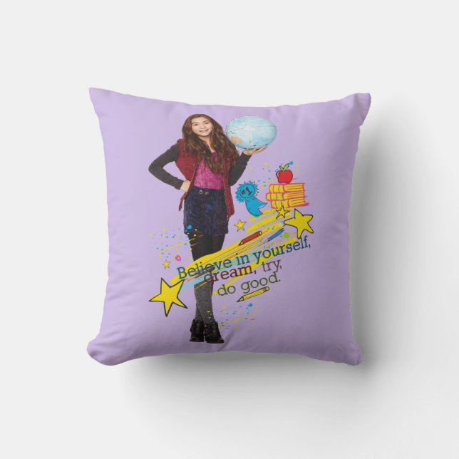 Believe in Yourself Throw Pillow (Front)