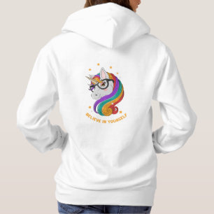 Believe In Yourself Unicorn Hoodie