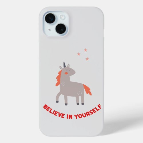 Believe In Yourselfe Quote iPhone Case