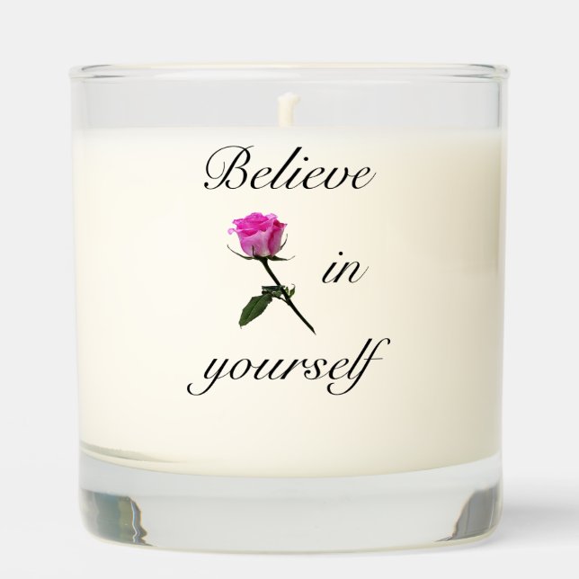 Believe in Youself Candle (Front)