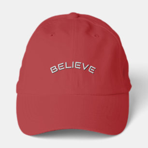 ‘Believe’ inspirational Quote  Performance Cap